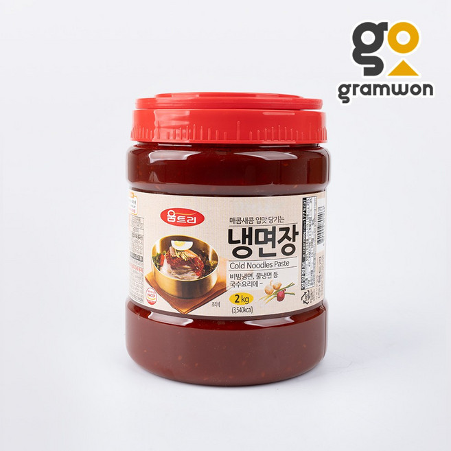 움트리 냉면장 2kg 양념장 비빔장 쫄면 냉면 양념 소스 업소용 대용량, 1