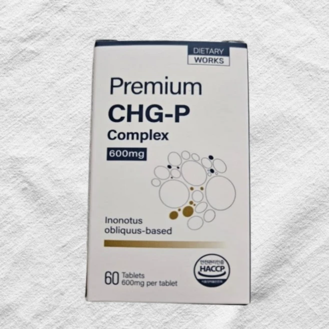 차가락토스 프리미엄 CHG-P 콤플렉스 600mg 차가버섯, 1박스, 60정 - 쿠팡