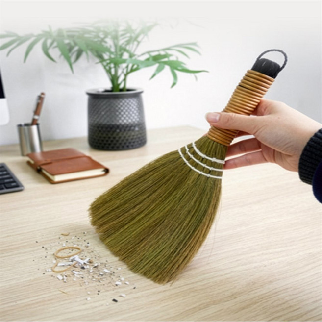 안주인 책상 미니 싸리빗자루
