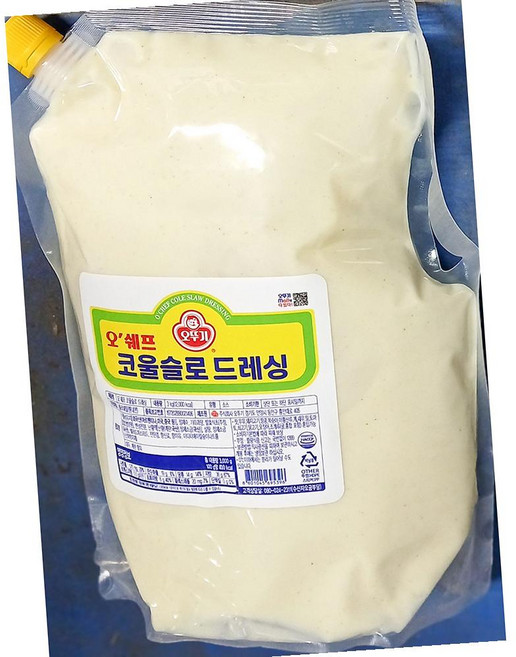 오뚜기 코울슬로 드레싱 3kg 샐러드 소스 양념, 1개