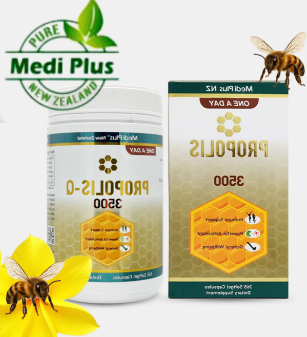 메디플러스 뉴질랜드 프로폴리스-Q 3500 365캡슐, 1개, 365정