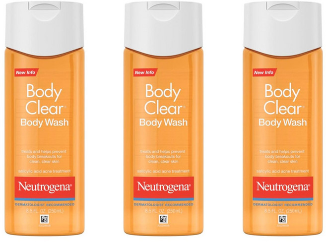 Neutrogena 뉴트로지나 바디 클리어 바디 워시 250ml x 3개
