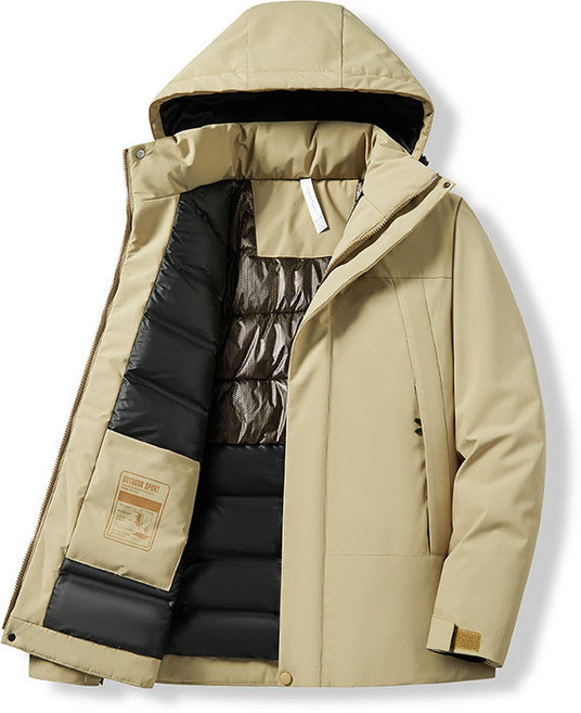 FANSYLI 가을겨울 남여공용 아웃도어 등산패딩 커플 도톰 방한 스포티 면자켓 남성 여성 아웃도어 바람막이 카고점퍼 W2410O05