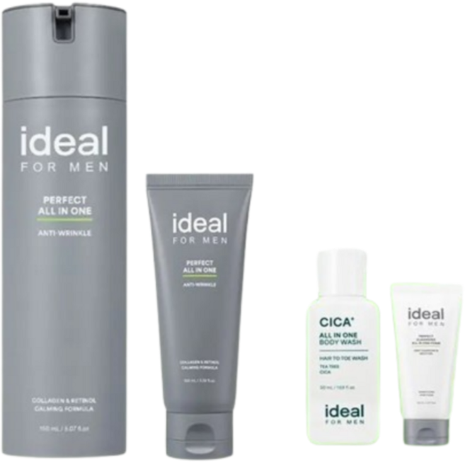 아이디얼포맨 퍼펙트 올인원 올케어 스페셜 150ml 기획 (+100ml+바디워시+클렌징폼), +100ml+바디워시+클렌징폼, 1개