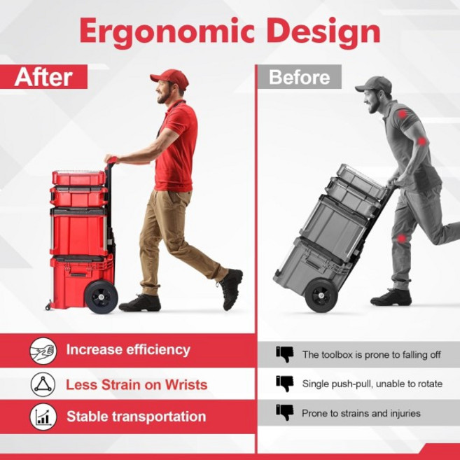 밀워키 팩아웃 롤링 툴박스 전면 바퀴 캐스터 휠 호환, 01 빠른  Mainland, 1