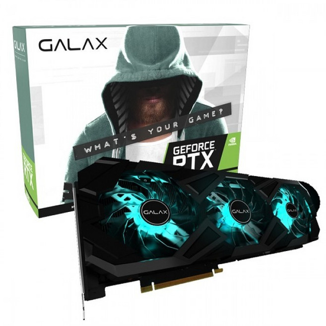 갤럭시 GALAX 지포스 RTX 3070 EX Gamer BLACK OC D6 8GB