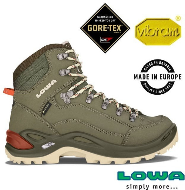 德國 LOWA GORE-TEX 防水 中筒登山鞋 RENEGADE 登山靴 LW320945