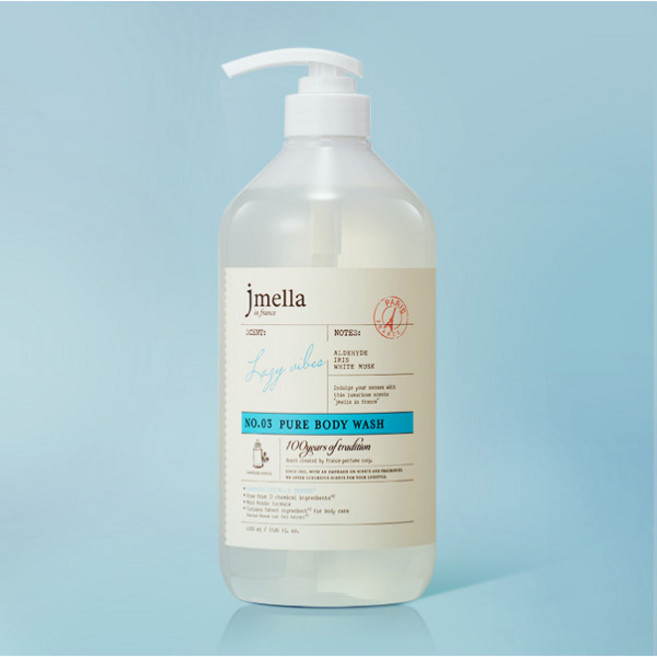 제이멜라 인 프랑스 퓨어 레이지 바이브 바디 워시 플로럴 머스크향, 1L, 1개