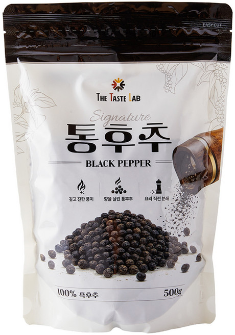 더테이스트랩 시그니처 통후추 리필용 흑후추, 1개, 500g