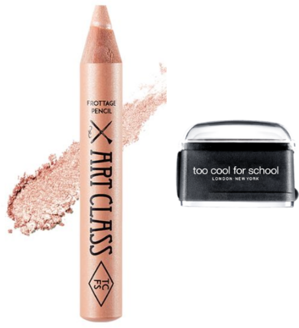 too cool for school 臥蠶筆, 原廠黑削筆器+09 Sheer Nude, 1個