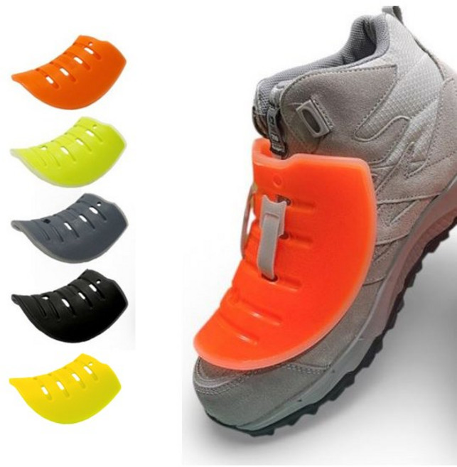 고릴라몰) 매버릭 발등 보호대 발등덮개 낙상방지 안전화 발등 탈부착, 1세트, 옐로우