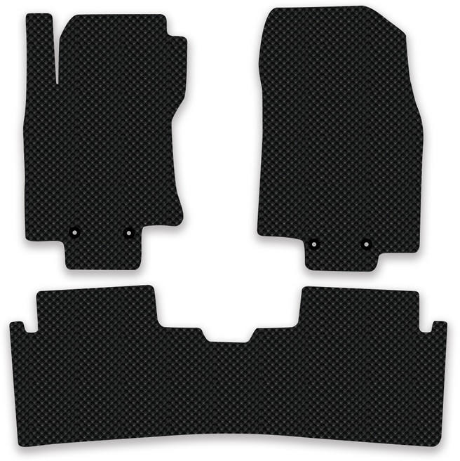 DXSOAUTO QM6 (2016~) 전용 3D 엠보싱 차세대 고무매트 1열2열 세트, 블랙, 215_1 QM6 LPG