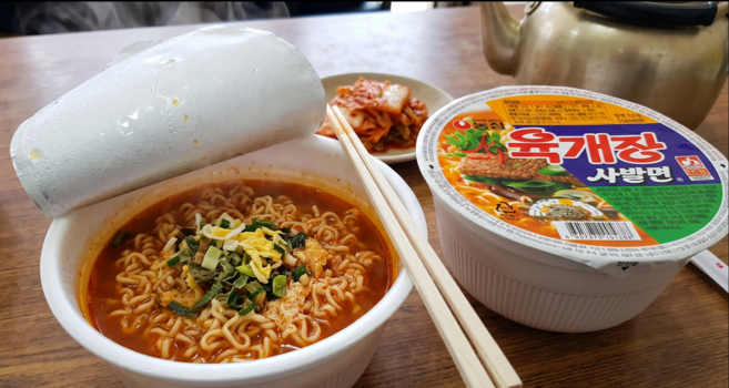 농심 육개장사발면 86g 한박스, 24개