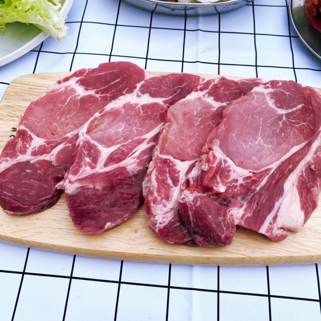 [소잡는구선생]국내산 한돈1+등급 냉장 목살 500g/1kg 돼지목살, 목살1kg, 1개