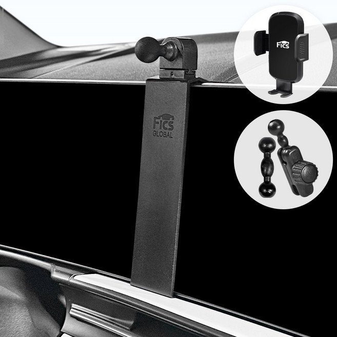 픽스글로벌 픽스 더 뉴 스포티지 NQ5 전용 차량용 핸드폰 거치대 세트(중앙), 블랙, 1세트