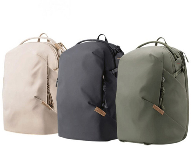 피지테크 원고 라이트 16L 카메라 백팩 데일리 여행용 가방, 1개, 블랙