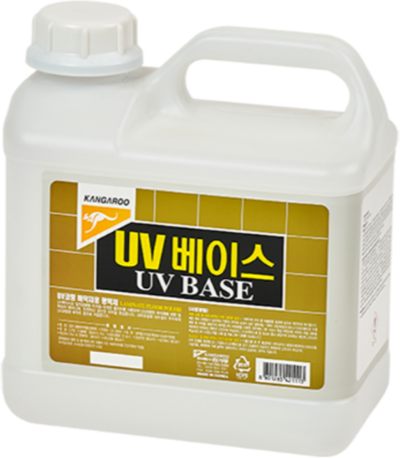 캉가루 UV베이스 3.75L 1개 고광택 바닥코팅 왁스, 3.75