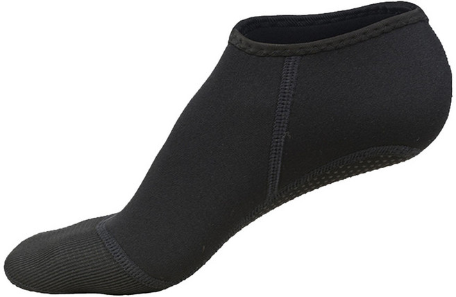 핀삭스 오리발 프리다이빙 핀 양말 서핑 바다 수영 스쿠버 수영장, 블랙, 230