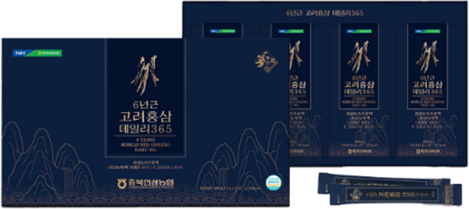 충북인삼농협 6년근 고려홍삼 데일리365 스틱 15g x 32포, 1개