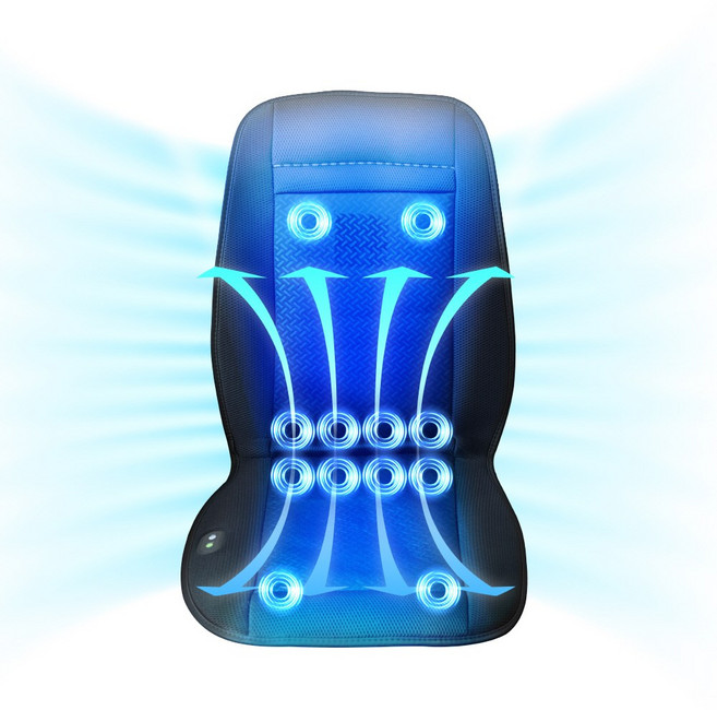 투트릴리온 차량용 12팬 통풍시트, 블랙, 1개