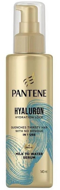 호주 팬틴 Pantene Hyaluron Milk to Water Hair Serum 히알루론 하이드레이션 락 밀크 워터 헤어 세럼, 7개, 140ml