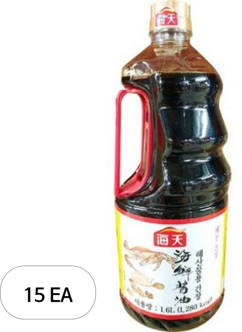 해천 해산물용 간장, 1.6L, 15개