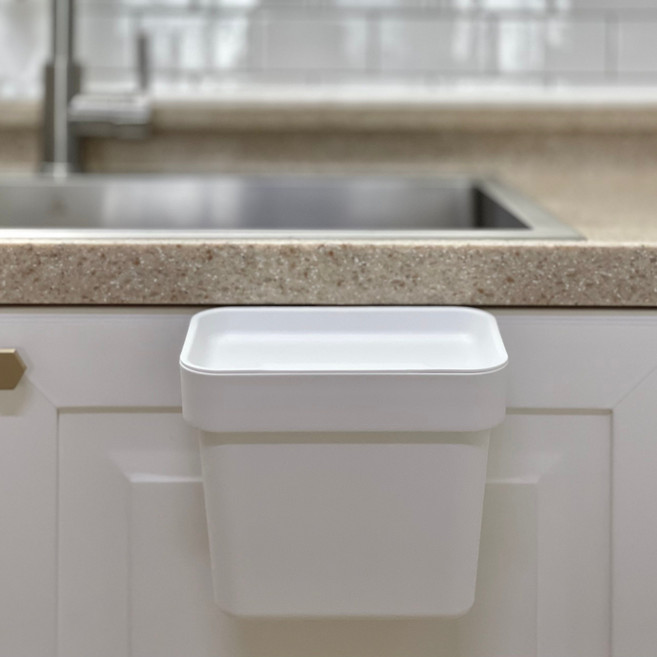 하우홈즈 2L 싱크대걸이 휴지통 음식물쓰레기통 싱크대휴지통, 1개