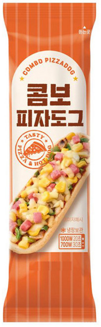 콤보 피자도그, 50g, 10개