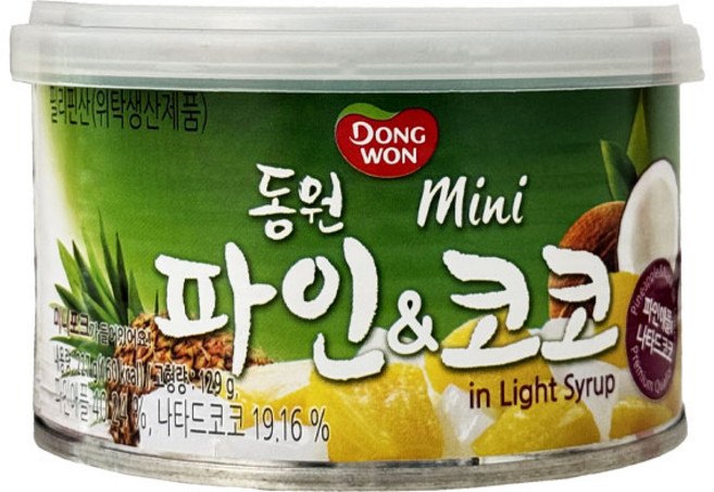 동원 미니 파인코코, 227g, 6개