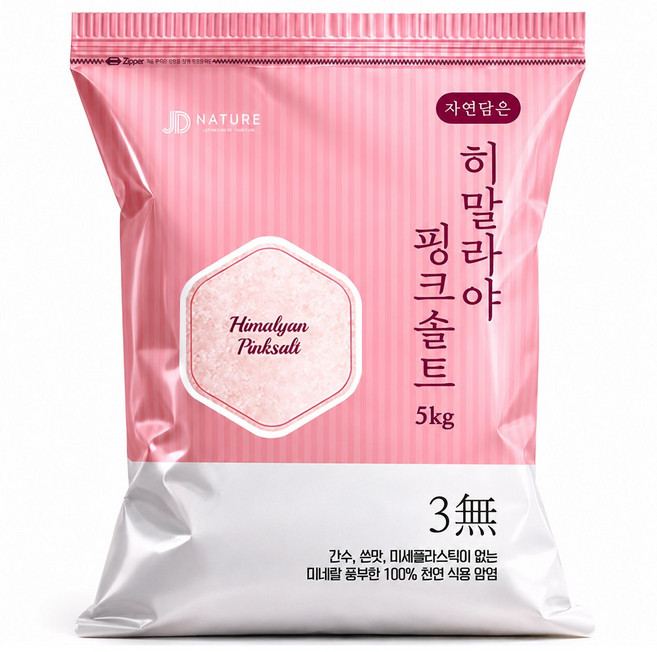 자연담은 히말라야 가는 핑크소금, 1개, 5kg