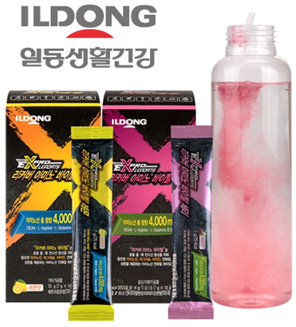 일동 리커버 아미노 바이탈 워터 BCAA 필수아미노산4000mg 전해질보충 비타민음료, 1개, 복숭아맛, 70g