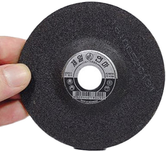 제일연마 100mm(4) A옵세트 / 옵셋 오프셋 연마석 연마재 숯돌 그라인딩 그라인더날, 1개