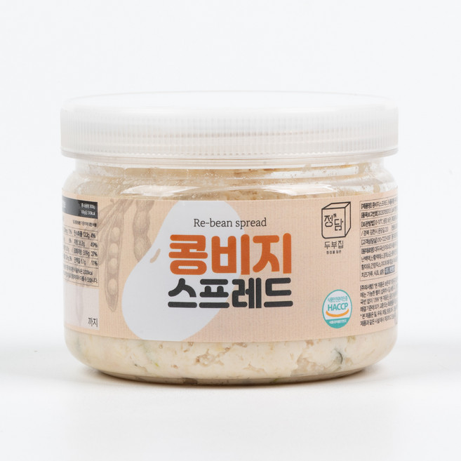 [정담두부집] 비지스프레드 비지샐러드, 300g, 2개