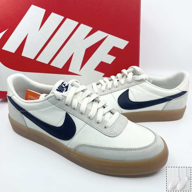 (매장정품) 나이키 킬샷2 레더 남성 여성 운동화 스니커즈 신발 (초아토 양말 증정)