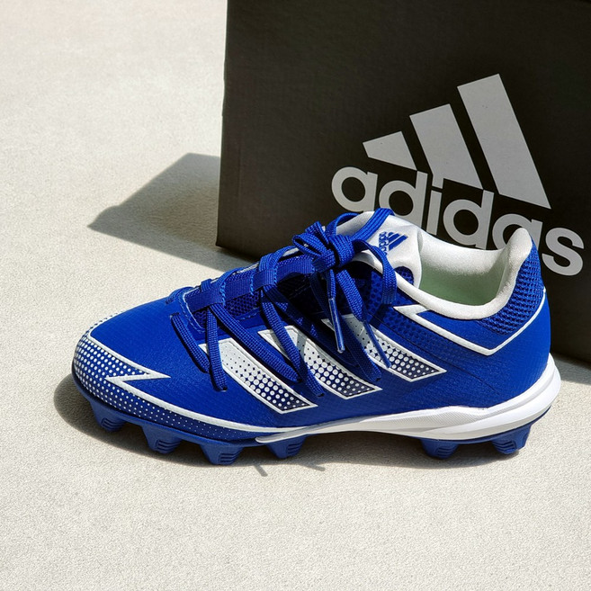 아디다스 유소년 야구화 인조잔디 포인트화 아동 버너 블루