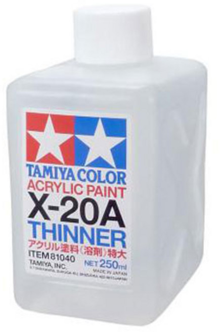 타미야 공구희석제 [81040] X-20 ACRYLIC THINNER(250ml), 1개