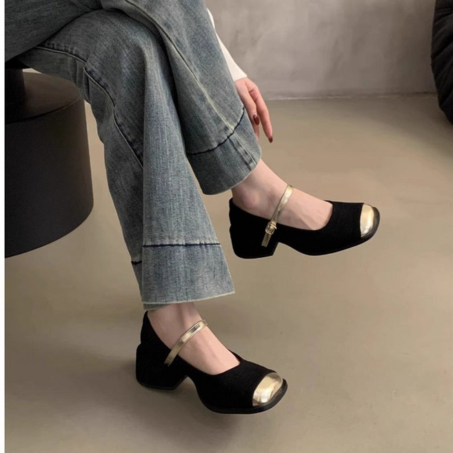 225-260 빅사이즈 여성 메리제인260 펌프스 여성구두5cm통 웨딩구두 여성여름단화