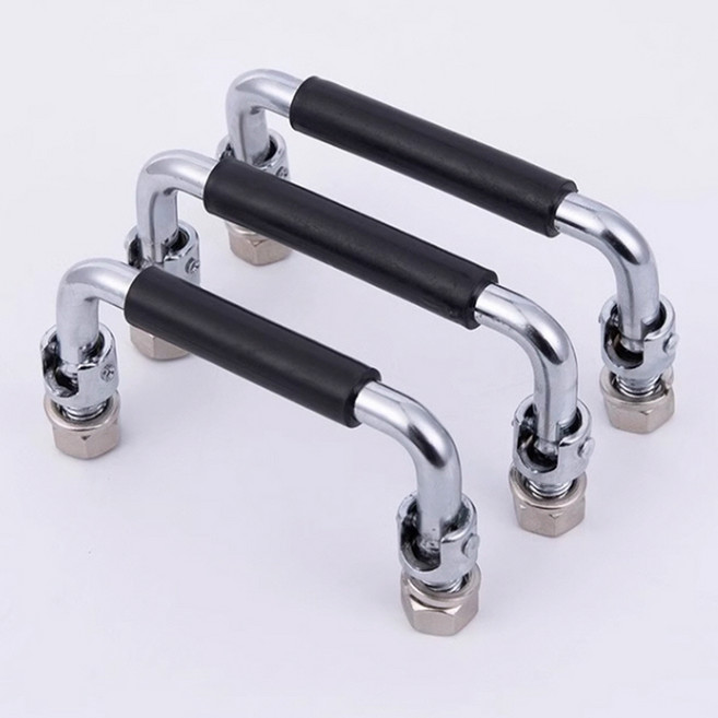 접이식손잡이 / 논슬립 손잡이 / 90도 폴딩타입 / 크롬도금 탄소강 / 길이 90mm-120mm 3종류 / DIY 제작용, 손잡이 길이 90mm, 1개