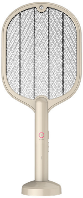 휴대용 미니 전자 전기모기채 전기채 파리채 초파리채 모기퇴치기 날파리퇴치기 USB 충전식 전기모기채, 화이트, 화이트