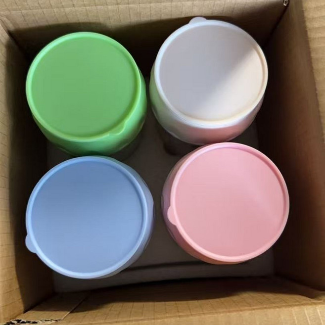 Soligt 隔夜燕麥杯 行動式大容量沙拉杯, 四隻裝, 1個