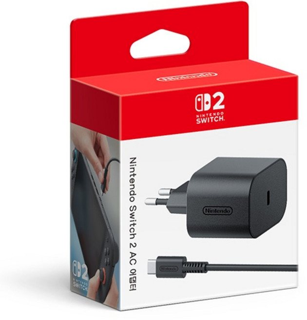 닌텐도 스위치2 정품 AC 어댑터, 1개, 단품, 블랙
