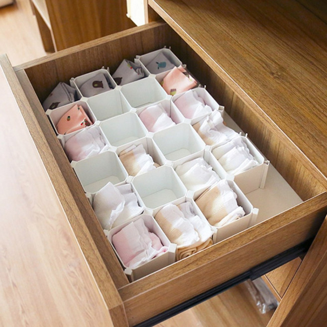 인터바겐 서랍 칸막이 책상 수납 정리 함 트레이, 6개