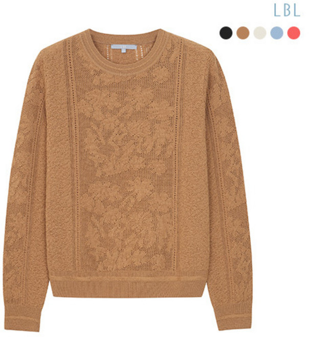 [LBL] ○26SS 소모울100 클래식 자카드 니트