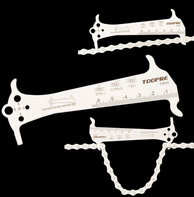 PH 자전거 체인 체커 마모도 측정 공구, 1개, 체인체커