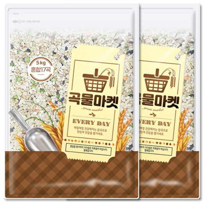 국산혼합17곡 5kg x 2, 2개