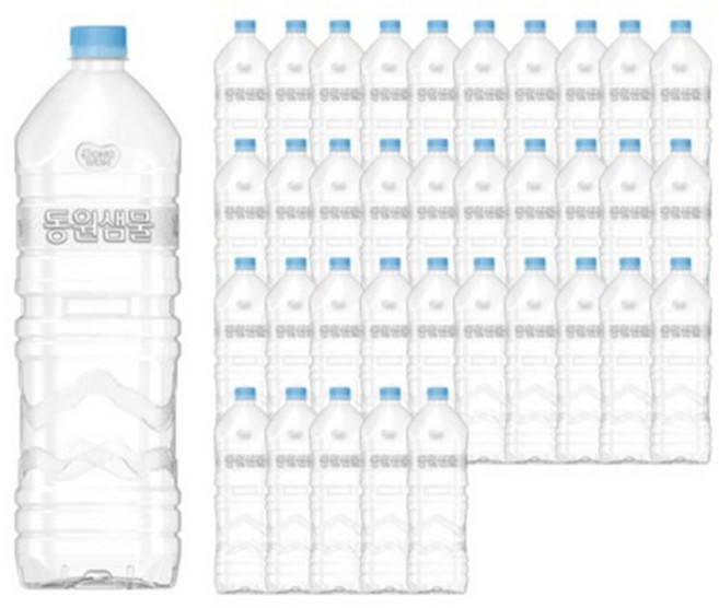 동원 샘물 무라벨, 2L, 36개