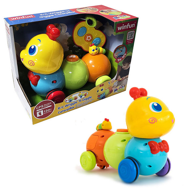 꿈틀꿈틀무선조종애벌레 무선조종 RC, 1개