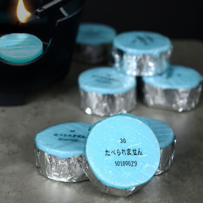 카엔 고체 연료 20개 미니 화로 착화제 캠핑 대용량 고형 에탄올, 400g, 1개