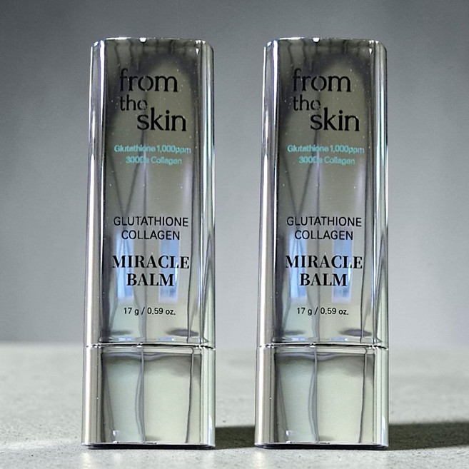 프롬더스킨 글루타치온 콜라겐 미라클밤 주름개선 자외선차단 선블록, 2개, 17g