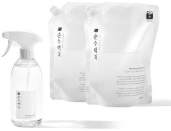 순수백과 피톤치드 실내 스프레이 공기 탈취제 2.5L, 1개, 1L